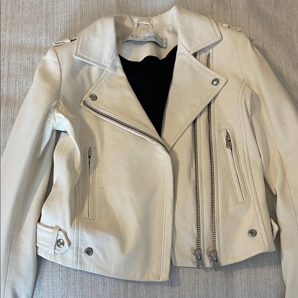 IRO Leather Moto Jacket - Picture 3 of 14